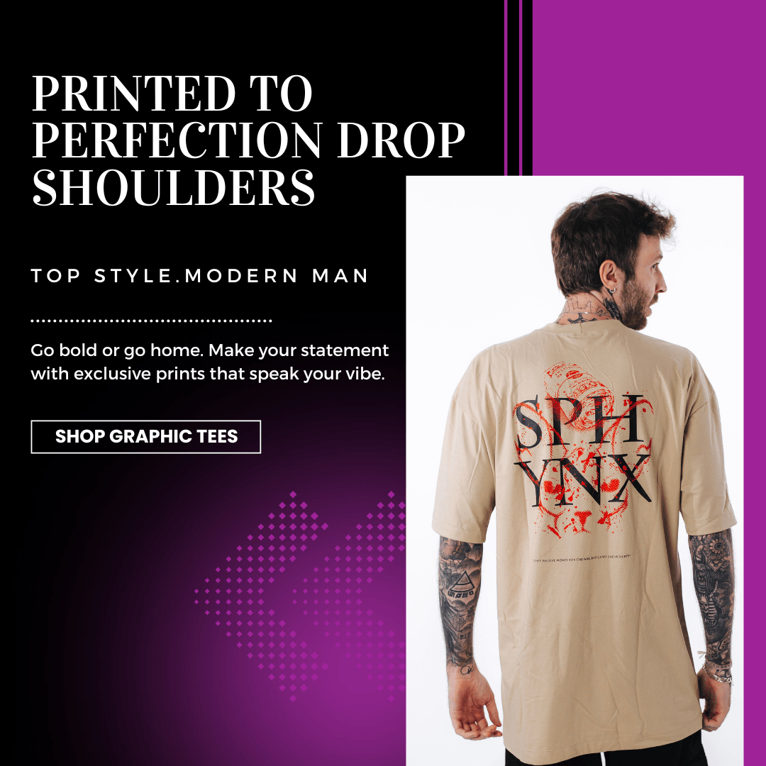 Printed to Perfection Drop Shoulders